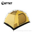 3.2 kg de campamento azul trekking de doble carpa resistente al viento